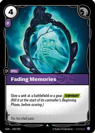 Fading Memories 180/298 - Origins Foil
