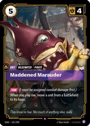 Maddened Marauder 191/298 - Origins
