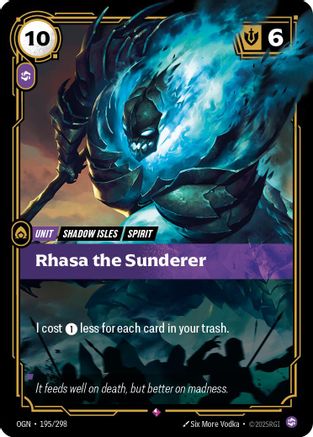 Rhasa the Sunderer 195/298 - Origins Foil