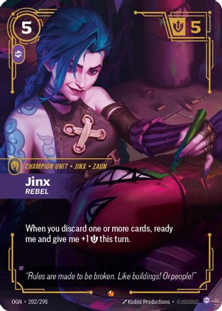 Jinx - Rebel 202/298 - Origins Foil