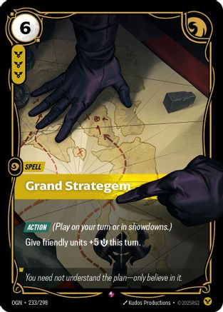 Grand Strategem 233/298 - Origins Foil