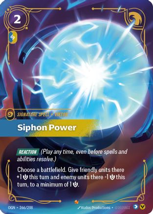 Siphon Power 266/298 - Origins Foil