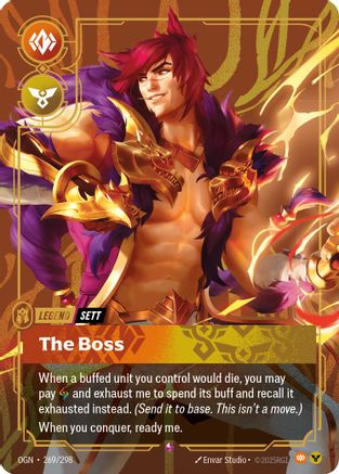 Sett - The Boss 269/298 - Origins Foil