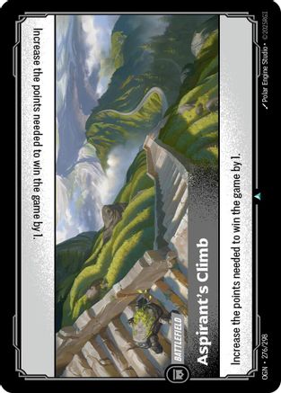 Aspirant's Climb 276/298 - Origins