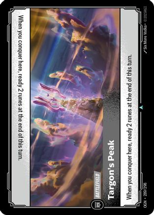 Targon's Peak 289/298 - Origins Foil
