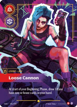 Jinx - Loose Cannon (Overnumbered) 301/298 - Origins Foil