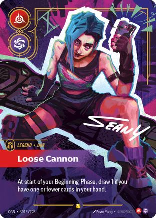 Jinx - Loose Cannon (Signature) 301*/298 - Origins Foil