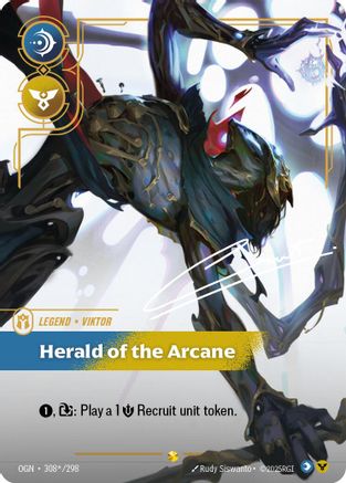 Viktor - Herald of the Arcane (Signature) 308*/298 - Origins Foil