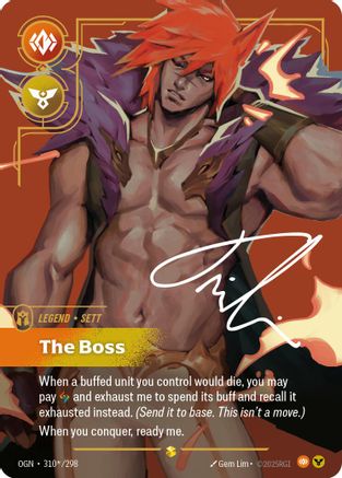 Sett - The Boss (Signature) 310*/298 - Origins Foil