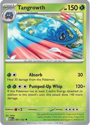 Tangrowth 007/132 - Reverse Holofoil Mega Evolution