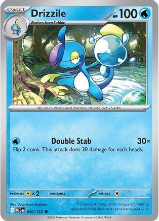 Drizzile 040/132 - Reverse Holofoil Mega Evolution
