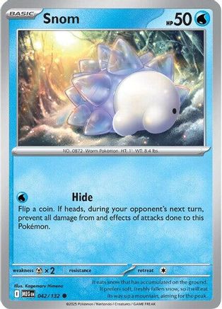 Snom 042/132 - Reverse Holofoil Mega Evolution