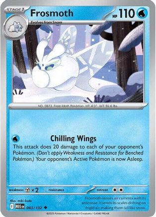 Frosmoth 043/132 Mega Evolution