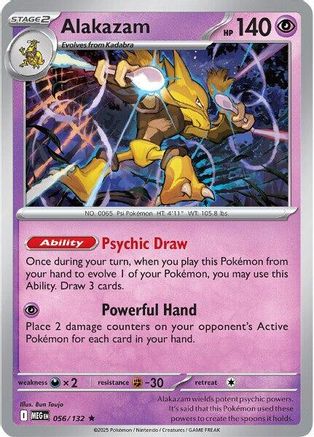 Alakazam 056/132 - Holofoil Mega Evolution
