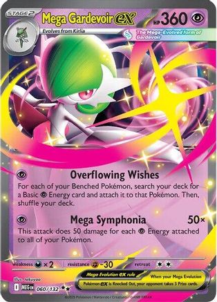 Mega Gardevoir ex 060/132 - Holofoil Mega Evolution
