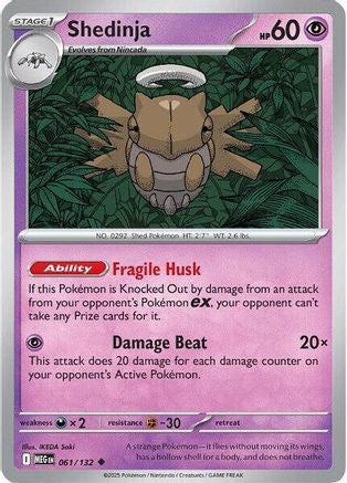 Shedinja 061/132 Mega Evolution