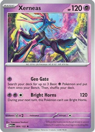 Xerneas 064/132  - Holofoil ME01 Mega Evolution