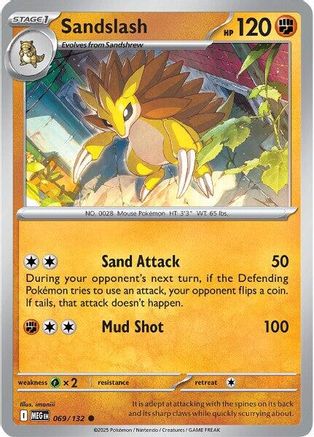 Sandslash 069/132 Mega Evolution