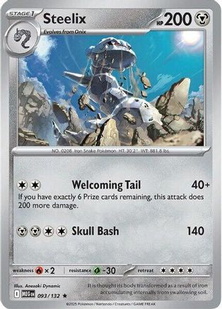 Steelix 093/132 - Reverse Holofoil Mega Evolution