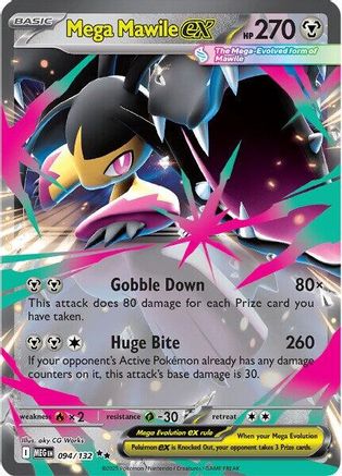 Mega Mawile ex 094/132 - Holofoil Mega Evolution