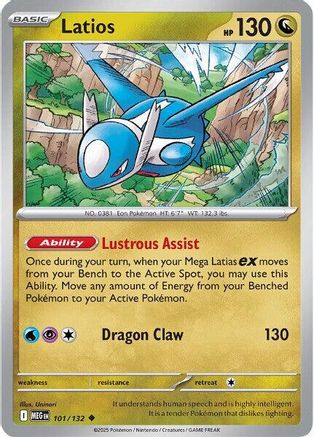 Latios 101/132 - Reverse Holofoil Mega Evolution