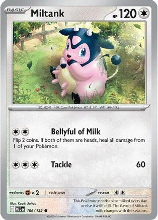 Miltank 106/132 - Reverse Holofoil Mega Evolution