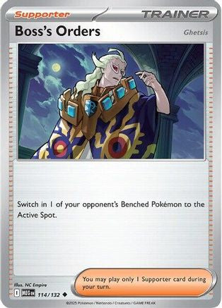 Boss's Orders [Ghetsis] 114/132 - Reverse Holofoil Mega Evolution