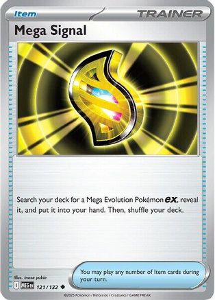 Mega Signal 121/132 - Reverse Holofoil Mega Evolution