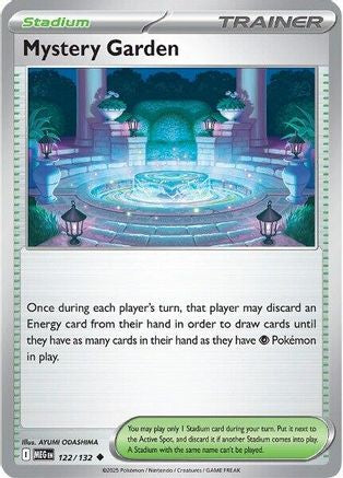 Mystery Garden 122/132 - Reverse Holofoil Mega Evolution