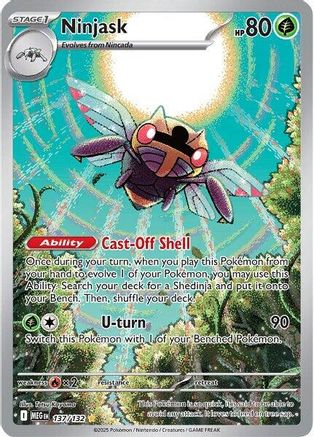 Ninjask 137/132 - Holofoil Mega Evolution