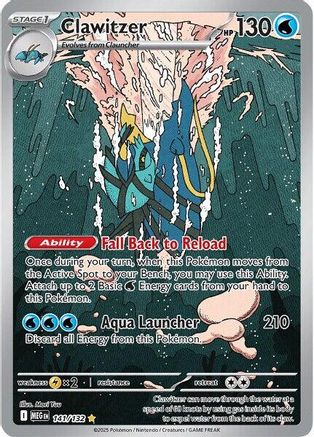 Clawitzer 141/132 - Holofoil Mega Evolution