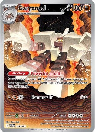 Garganacl 147/132 - Holofoil Mega Evolution