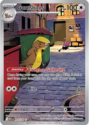 Gumshoos 153/132 - Holofoil Mega Evolution