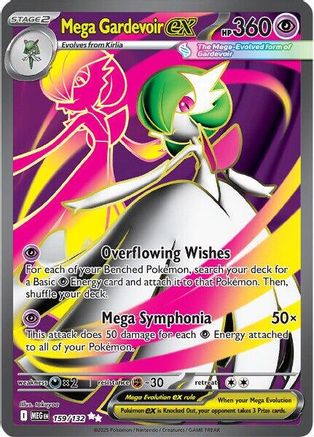 Mega Gardevoir ex 159/132 - Holofoil Mega Evolution