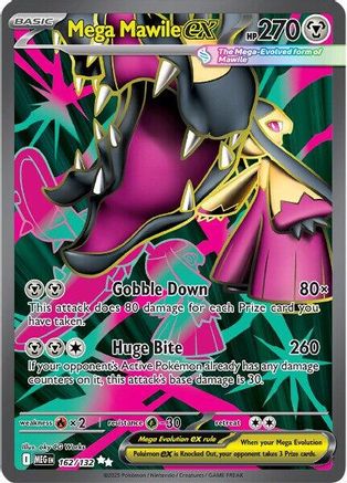 Mega Mawile ex 162/132 - Holofoil Mega Evolution