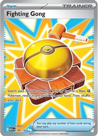 Fighting Gong 168/132 - Holofoil Mega Evolution