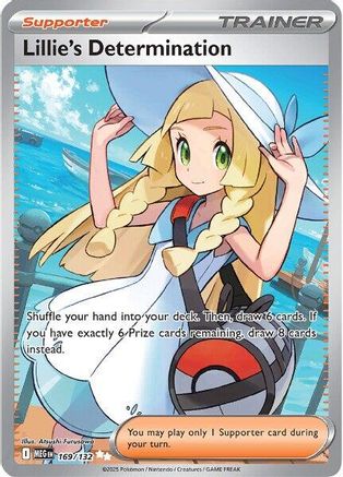 Lillie's Determination 169/132 - Holofoil Mega Evolution