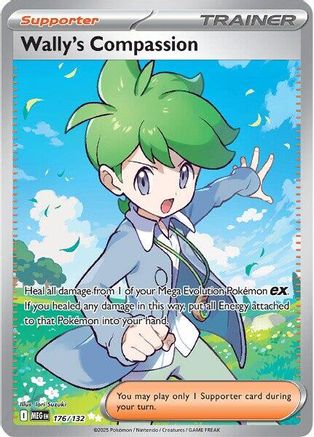 Wally's Compassion 176/132 - Holofoil Mega Evolution
