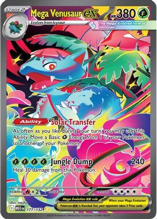 Mega Venusaur ex 177/132 - Holofoil Mega Evolution