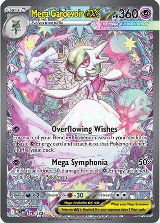 Mega Gardevoir ex 178/132 - Holofoil Mega Evolution