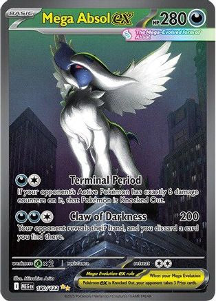 Mega Absol ex 180/132 - Holofoil Mega Evolution