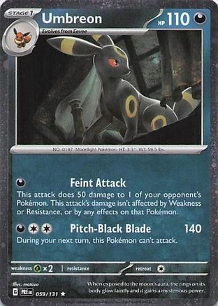 Umbreon (Cosmos Holo) 059  - Holofoil Miscellaneous Cards & Products