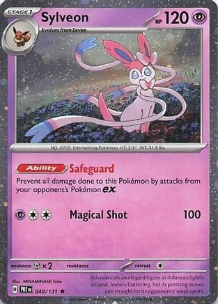 Sylveon (Cosmos Holo) 040/131  - Holofoil Miscellaneous Cards & Products