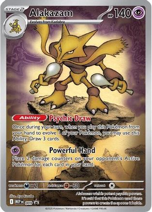 Alakazam 009  - Holofoil Mega Evolution Promo