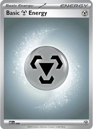 Basic Metal Energy 008  - Reverse Holofoil MEE Mega Evolution Energies