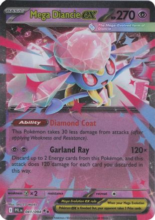 Mega Diancie ex 041/094 - Holofoil Phantasmal Flames