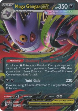 Mega Gengar ex 056/094 - Holofoil Phantasmal Flames