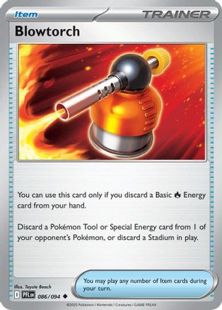 Blowtorch 086/094 - Reverse Holofoil Phantasmal Flames
