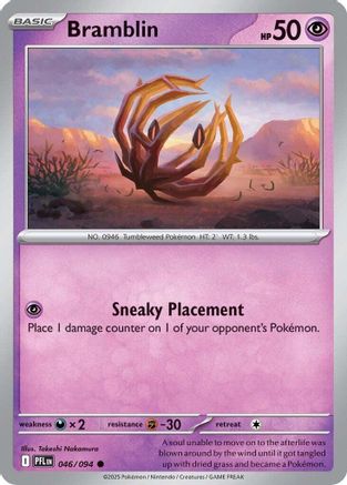 Bramblin 046/094 - Reverse Holofoil Phantasmal Flames