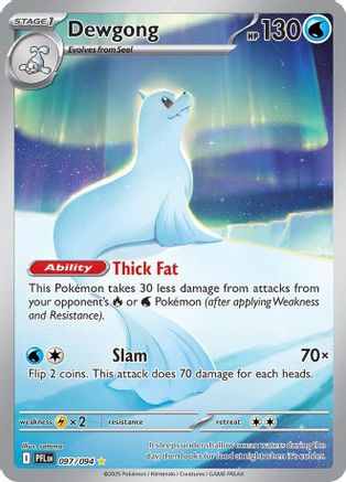 Dewgong 097/094 - Holofoil Phantasmal Flames